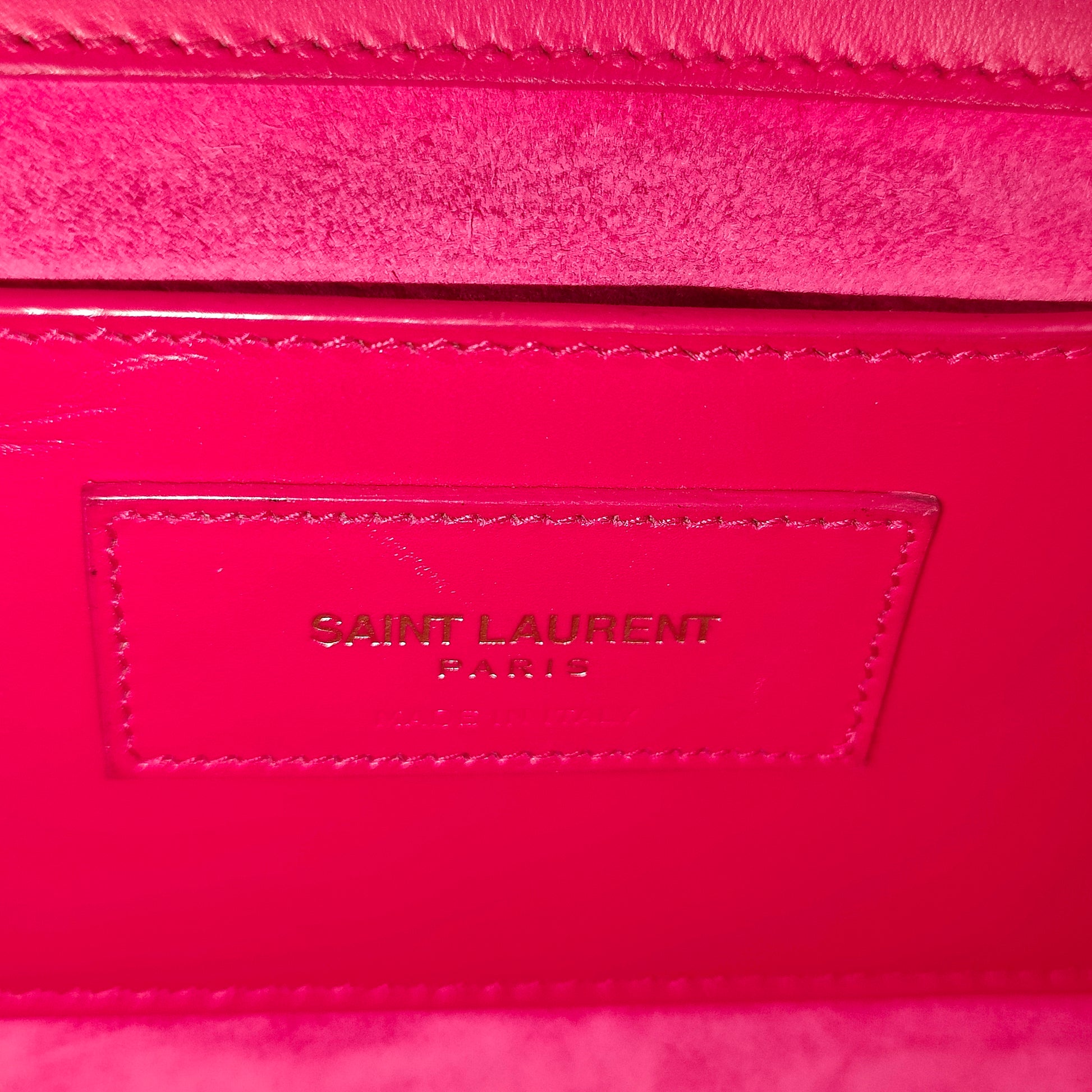 Classic Monogram Tassel Crossbody Bag Grainy Leather Medium