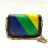 Rainbow Chain-Linked Shoulder Bag