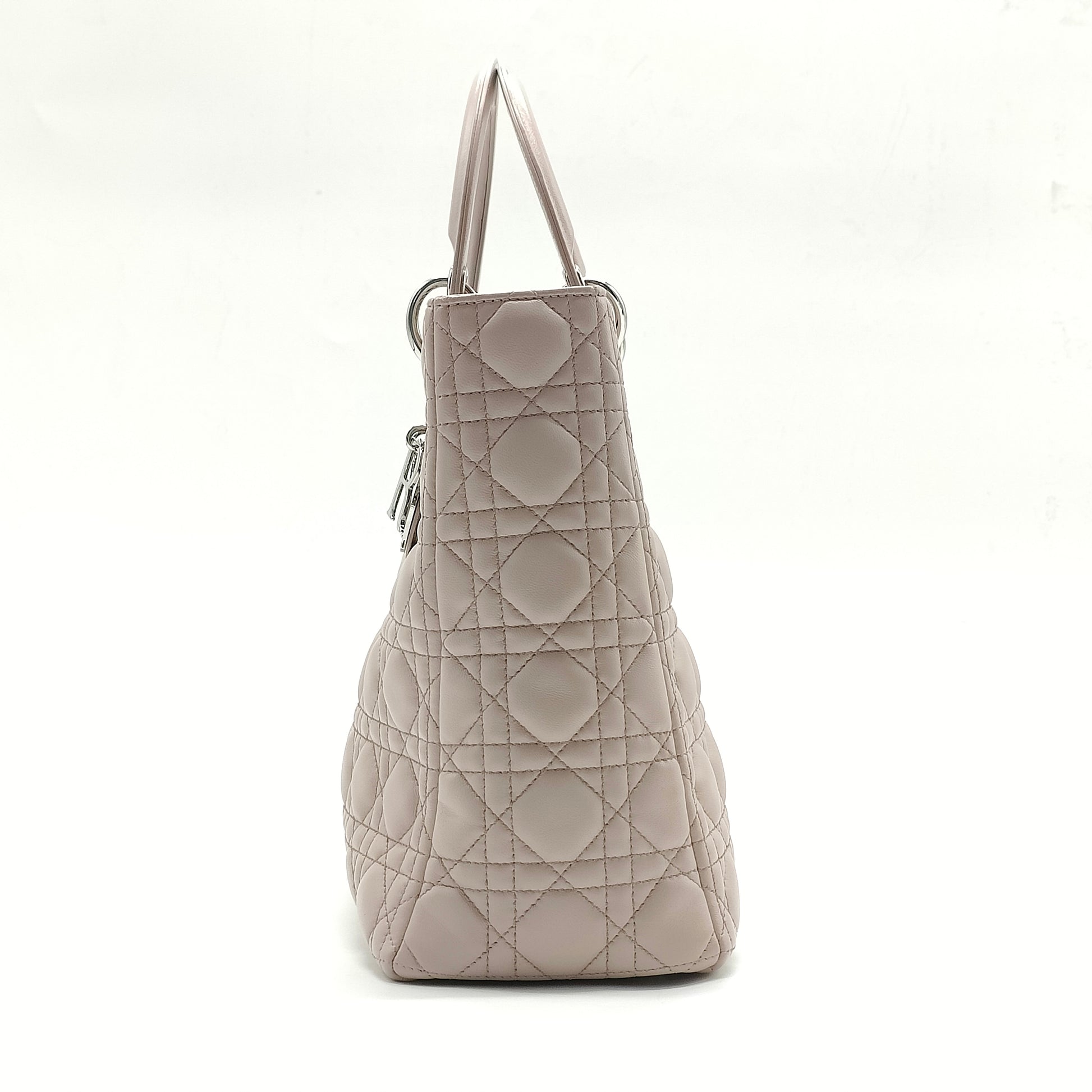 Lady Dior Bag Cannage Quilt Lambskin Large