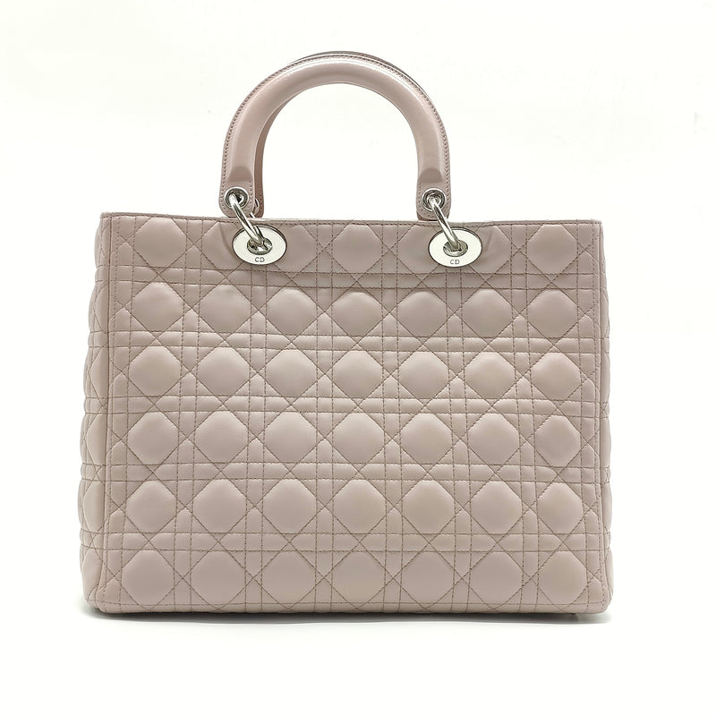 Lady Dior Bag Cannage Quilt Lambskin Large