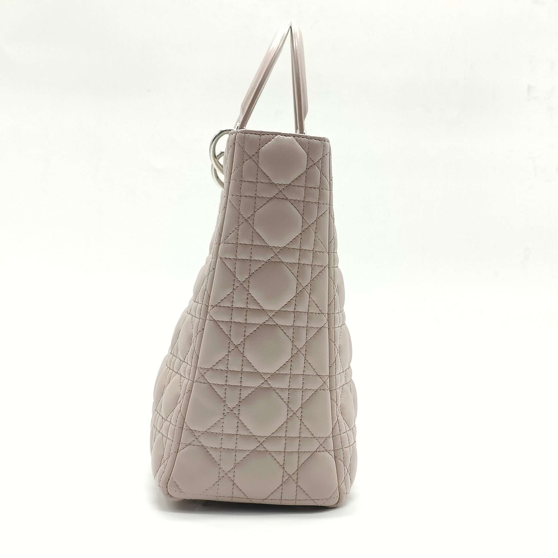 Lady Dior Bag Cannage Quilt Lambskin Large