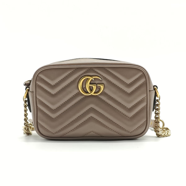 Mini GG Marmont Matelassé Shoulder Bag