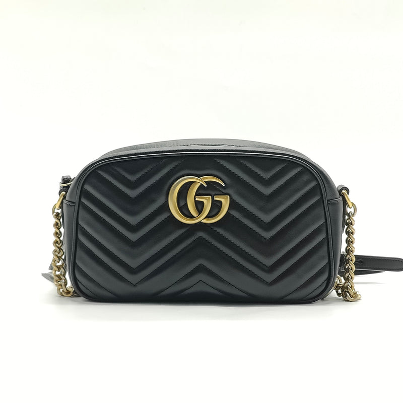 GG Marmont Shoulder Bag Matelasse Leather Small