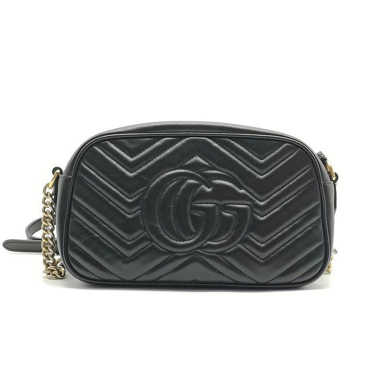 GG Marmont Shoulder Bag Matelasse Leather Small