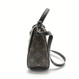 Chain It Handbag Monogram Canvas with Leather PM