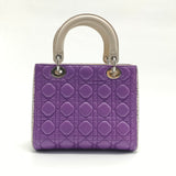 Lady Dior Bag Cannage Quilt Lambskin Medium