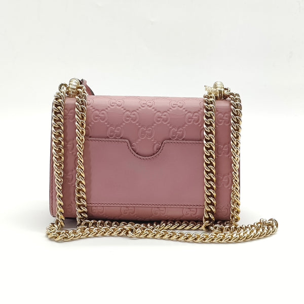 Padlock Shoulder Bag Guccissima Leather Small