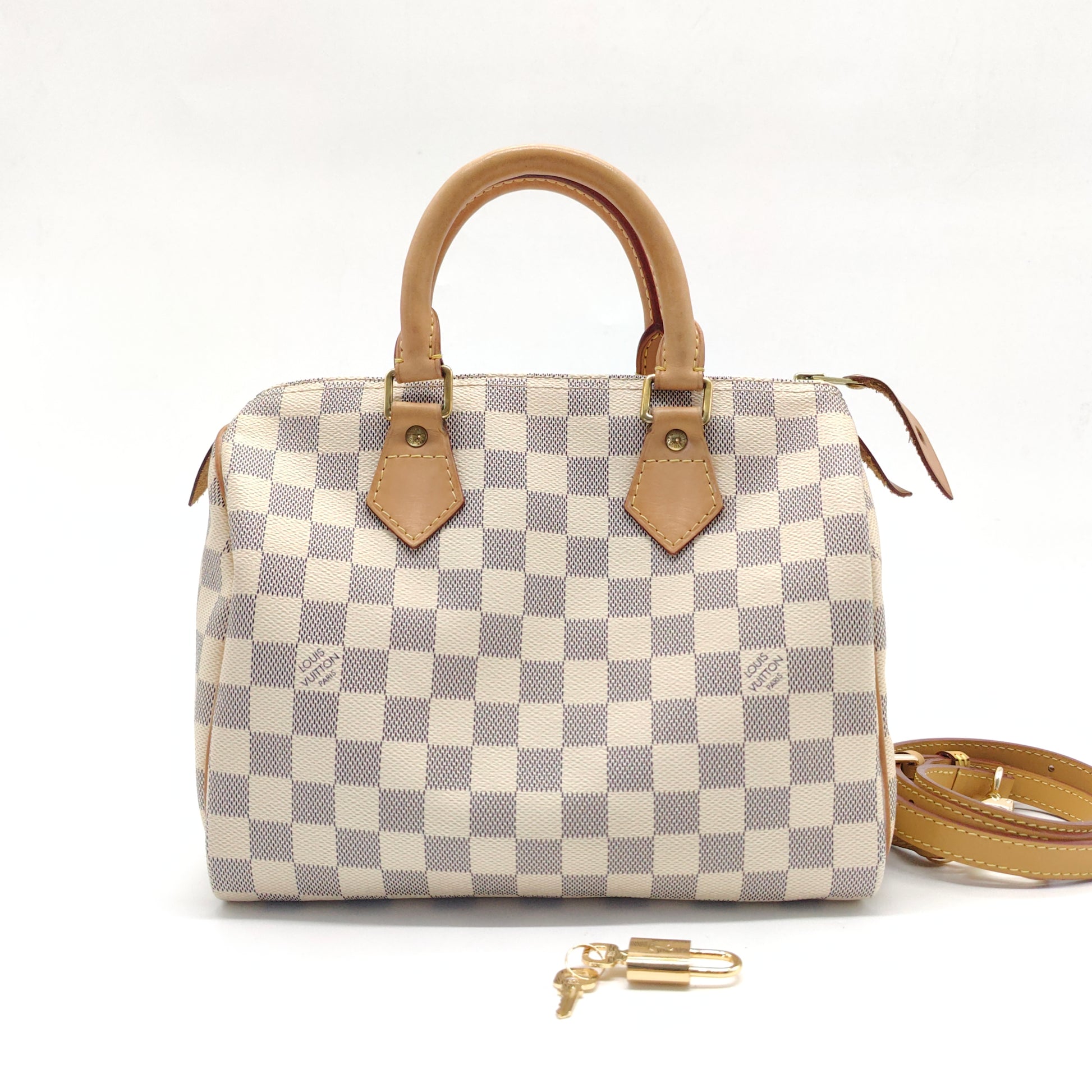 Speedy Bandouliere Bag Damier with Braided Detail 25