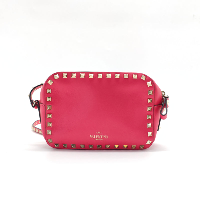 Leather Studded Crossbody Mini Bag