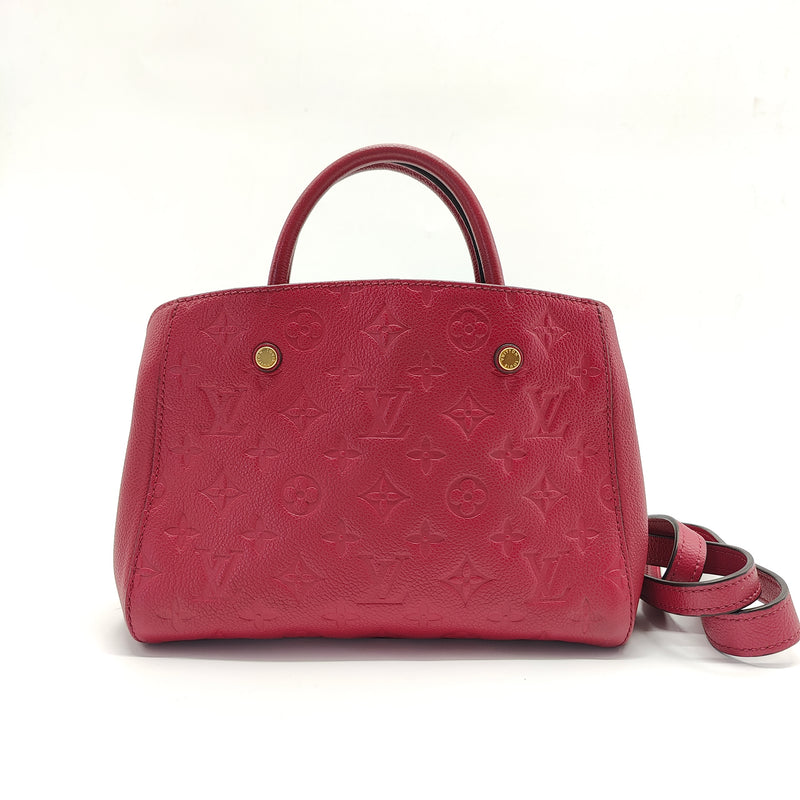 Louis Vuitton Montaigne Handbag Monogram Empreinte Leather BB