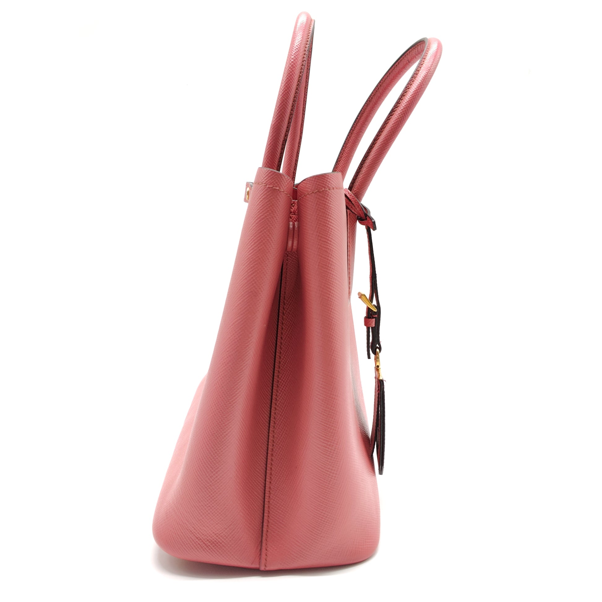 Cuir Double Tote Saffiano Leather Medium