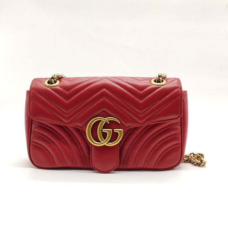 GG Marmont Flap Bag Matelasse Leather