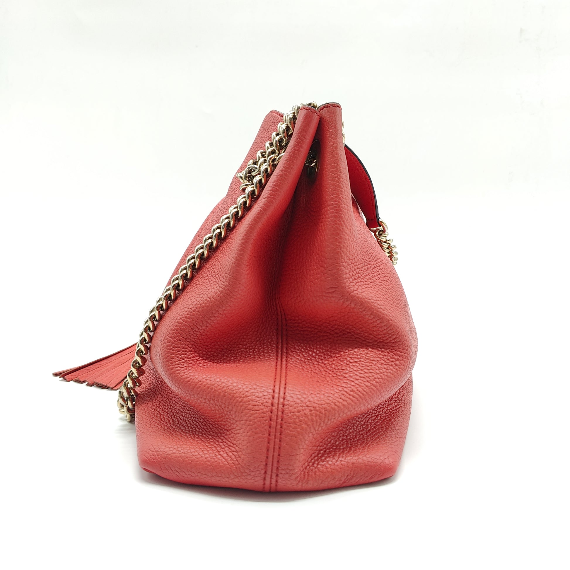 Gucci Soho Chain Strap Shoulder Bag Leather Medium