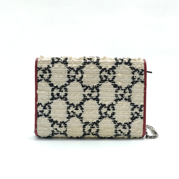 Gucci GG Tweed Mini Dionysus Wallet On Chain