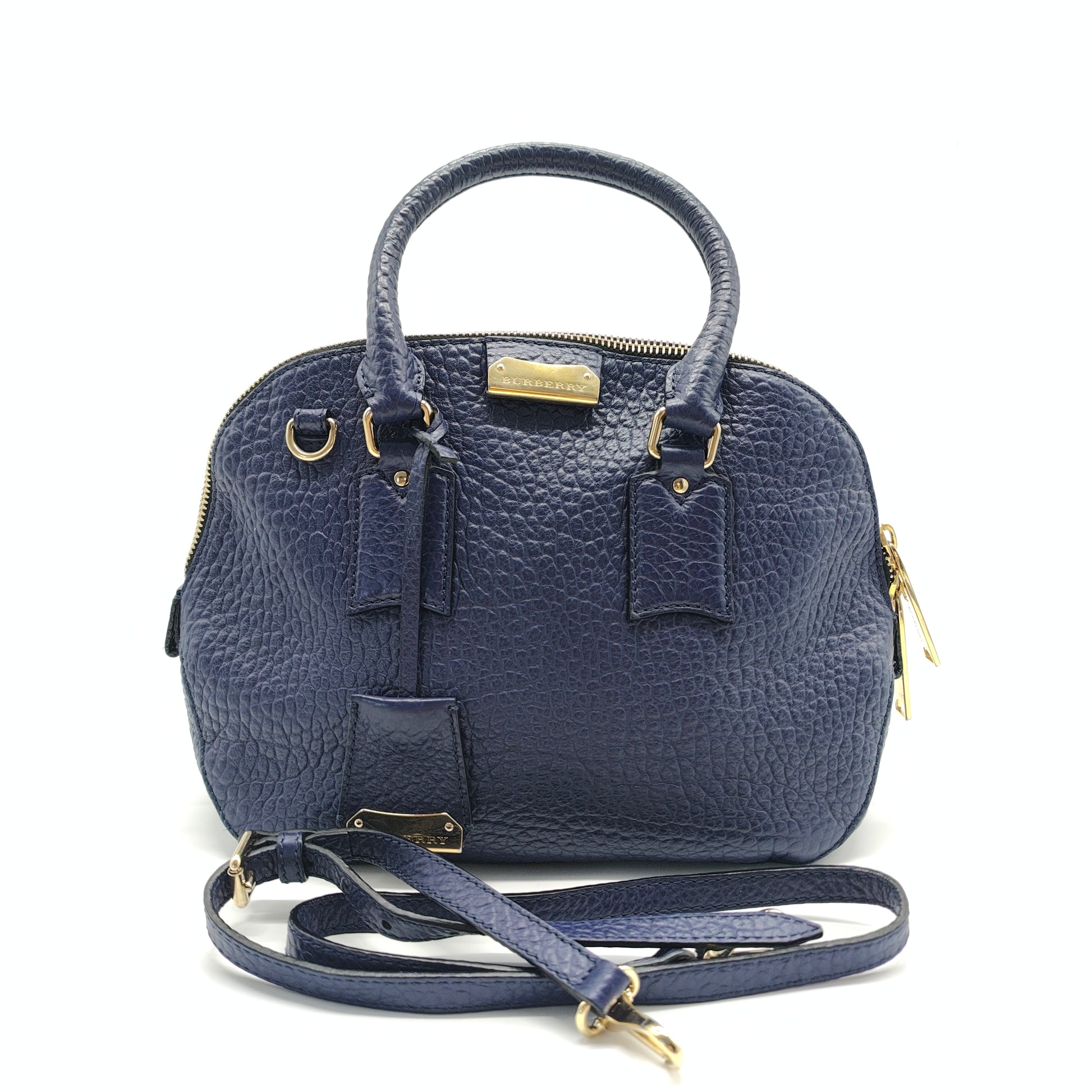 Burberry Orchard Bag Heritage Grained Leather Small