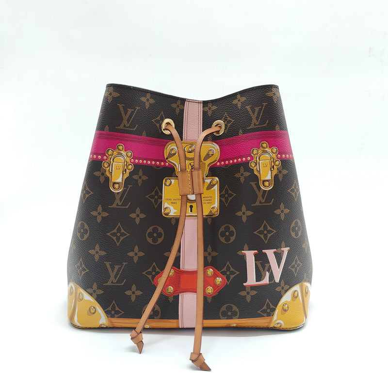 NeoNoe Handbag Limited Edition Summer Trunks Monogram Canvas