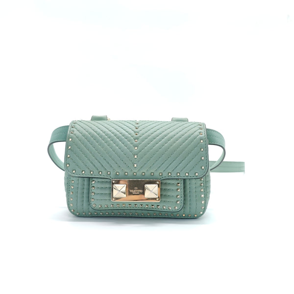 Ziggy Stud Convertible Bag Quilted Leather Mini