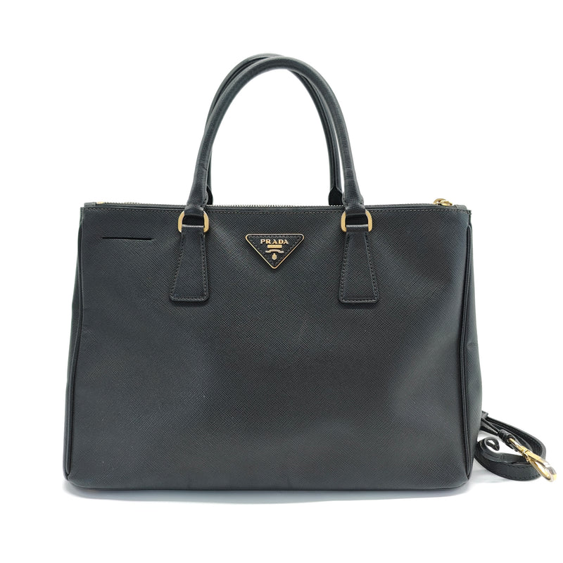 Galleria Double Zip Tote Saffiano Leather Medium