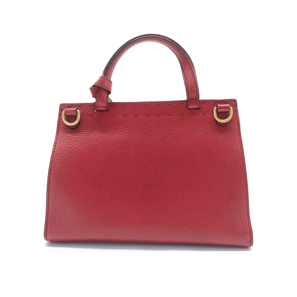 GG Marmont Top Handle Bag Leather Small