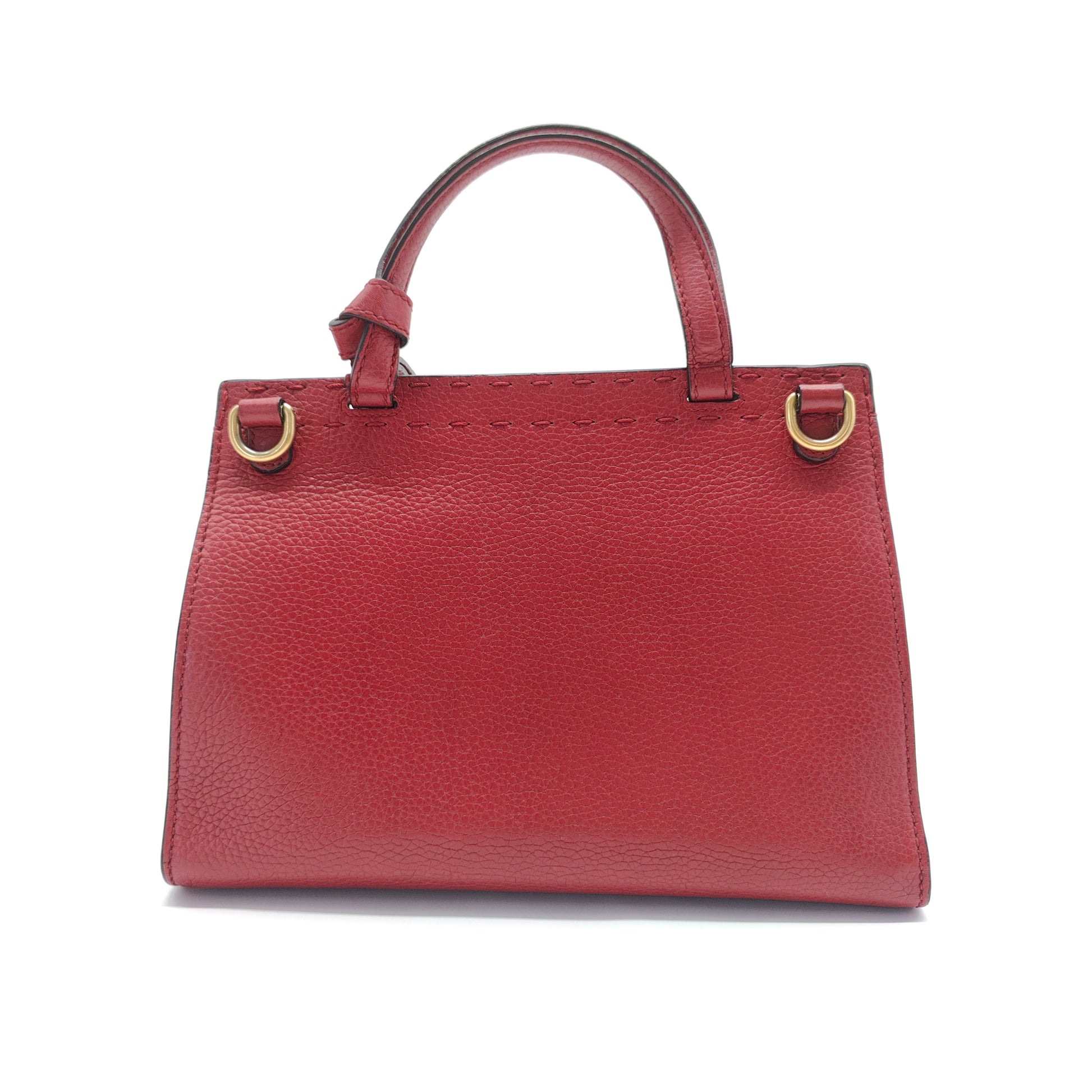 GG Marmont Top Handle Bag Leather Small