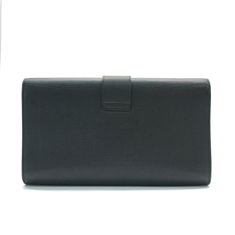 Textured Calfskin Classic Y Ligne Clutch