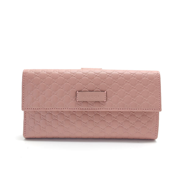 Continental Flap Wallet Microguccissima Leather Long