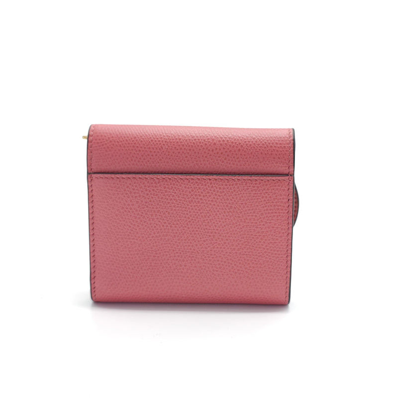 Saddle Lotus Wallet Leather Mini