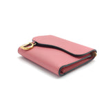 Saddle Lotus Wallet Leather Mini