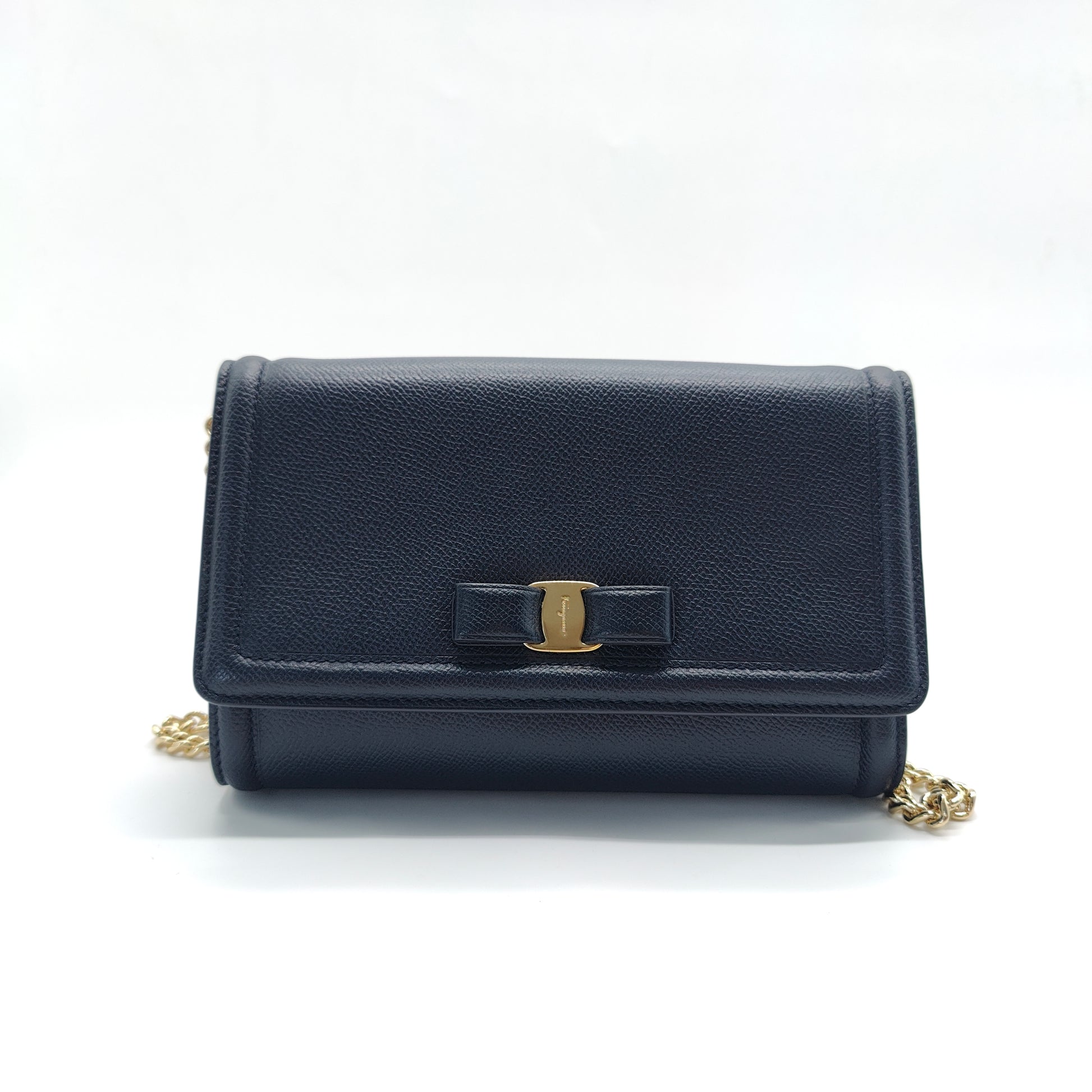 Ginny Chain Wallet Saffiano Leather