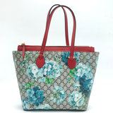 Linea A Zip Tote Blooms Print GG Coated Canvas Medium