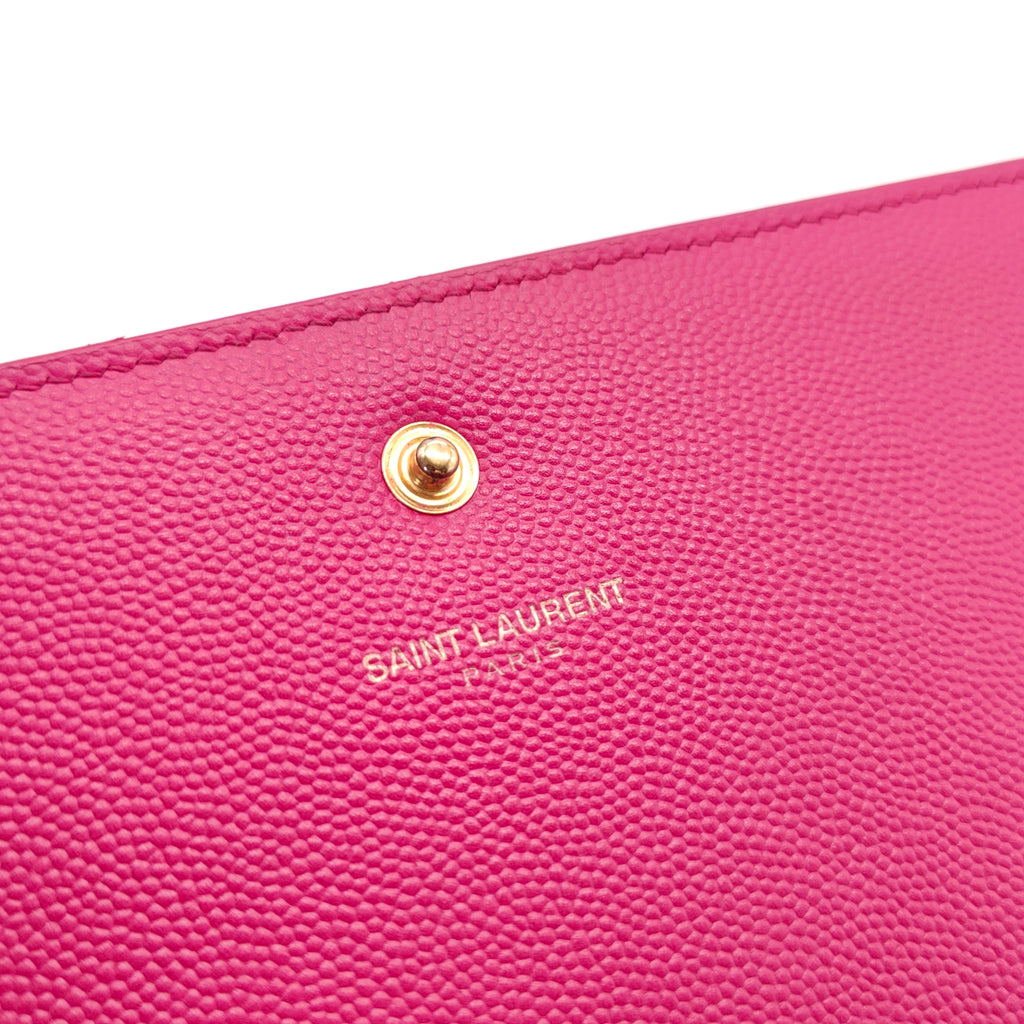 Grain De Poudre Medium Monogram Kate Satchel Lipstick Fuchsia