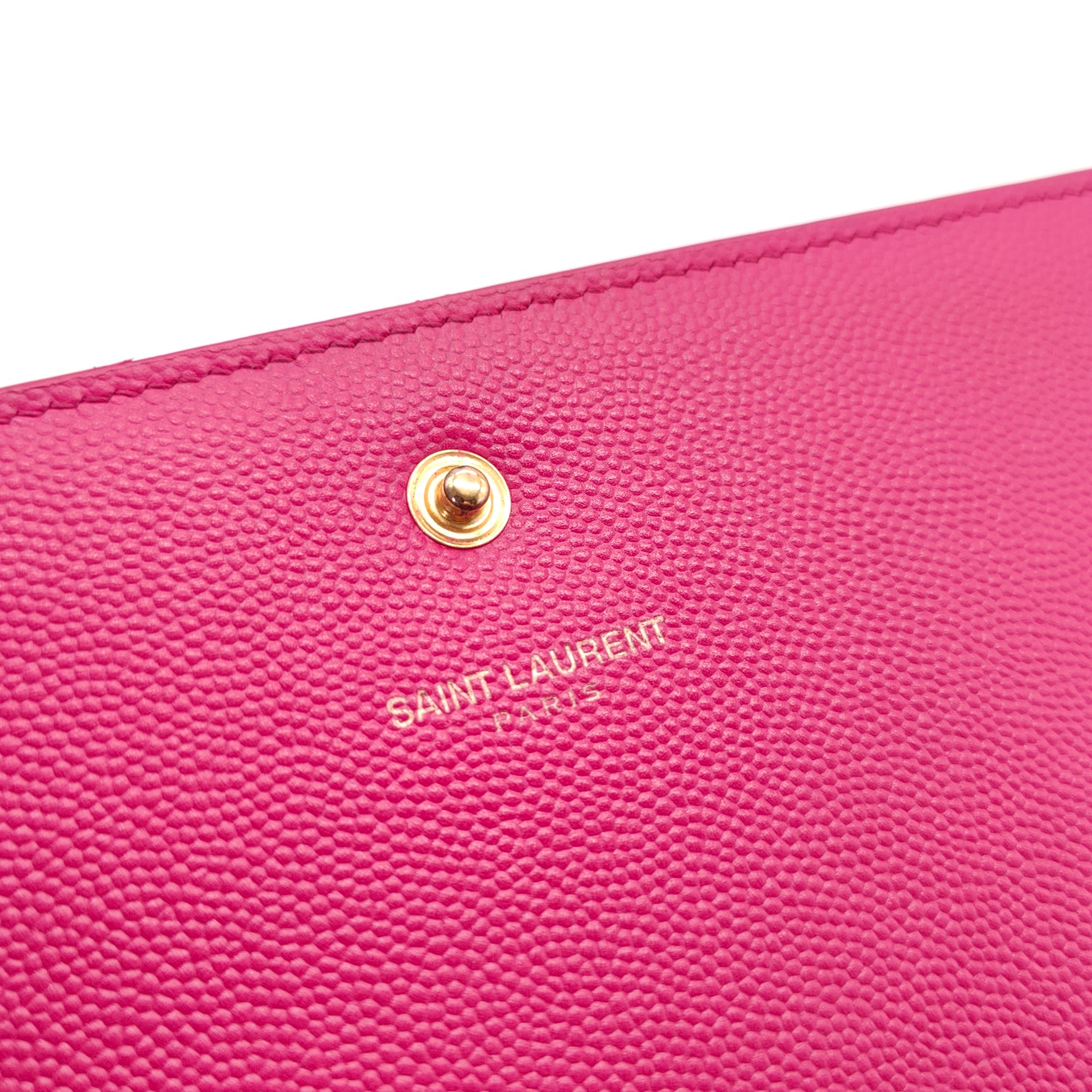 Grain De Poudre Medium Monogram Kate Satchel Lipstick Fuchsia