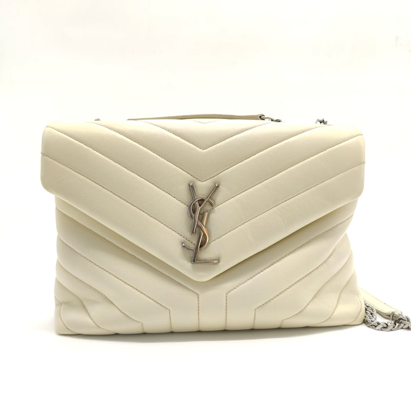 Loulou Shoulder Bag Matelasse Chevron Leather Medium