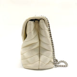 Loulou Shoulder Bag Matelasse Chevron Leather Medium