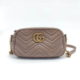 GG Marmont Shoulder Bag Matelasse Leather Small