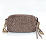 GG Marmont Shoulder Bag Matelasse Leather Small