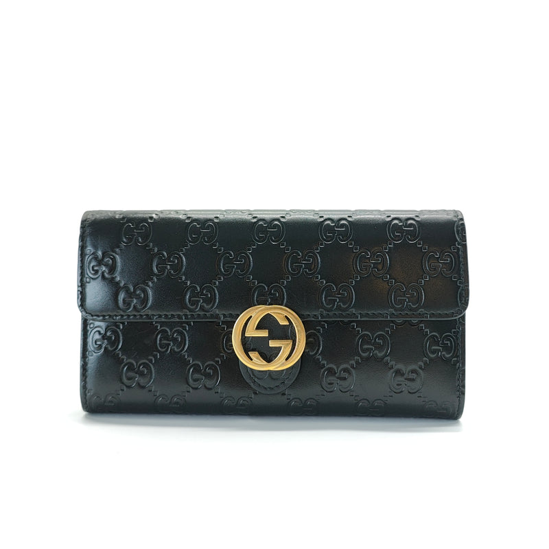 Icon Continental Wallet Guccissima Leather