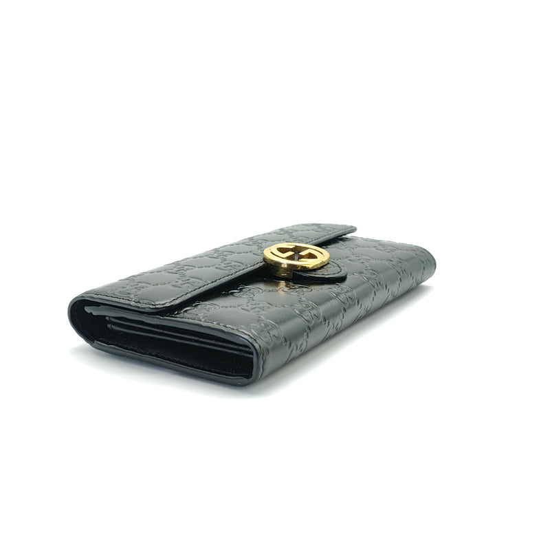 Icon Continental Wallet Guccissima Leather