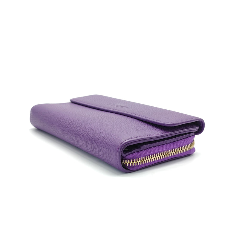 Zip Around Wallet Leather