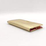 Zip Around Wallet Saffiano Leather Long