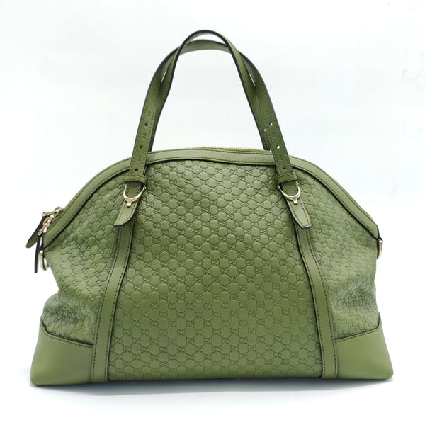 Britt Dome Satchel Microguccissima Leather Medium