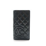 Cambon Bifold Wallet Quilted Lambskin Long