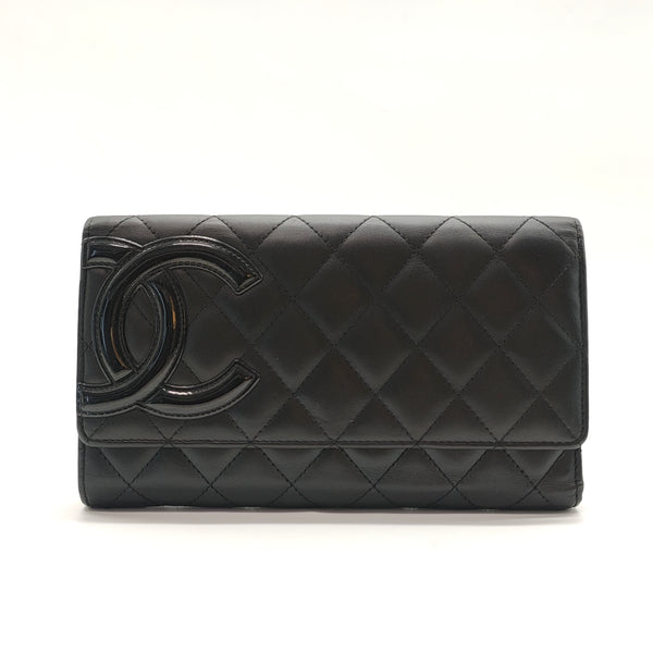 Cambon Bifold Wallet Quilted Lambskin Long