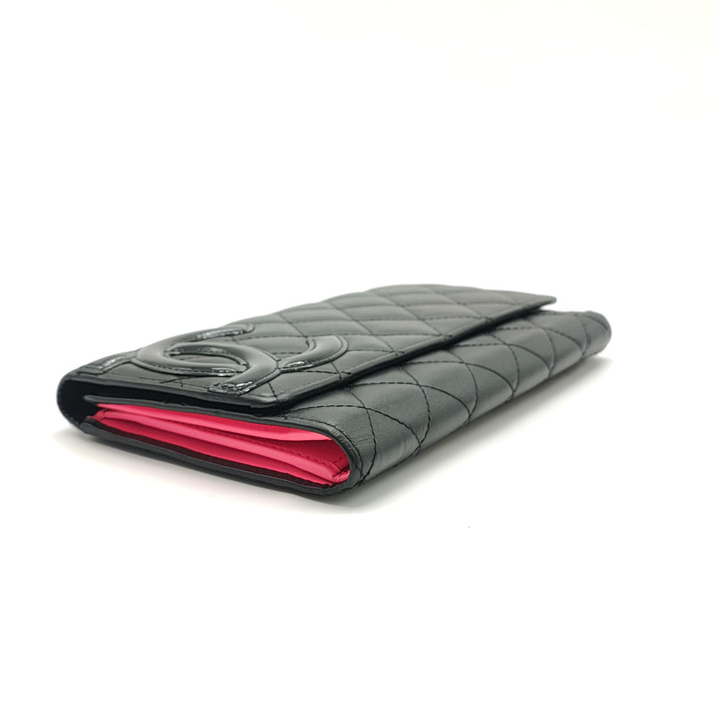 Cambon Bifold Wallet Quilted Lambskin Long