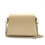 Interlocking Chain Crossbody Bag Leather Small