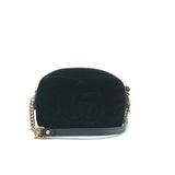 GG Marmont Shoulder Bag Crystal Embellished Matelasse Velvet Mini