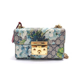 GG Supreme Blooms Medium Padlock Shoulder Bag