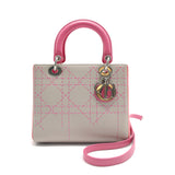 Lady Dior Bag Cannage Quilt Lambskin Medium