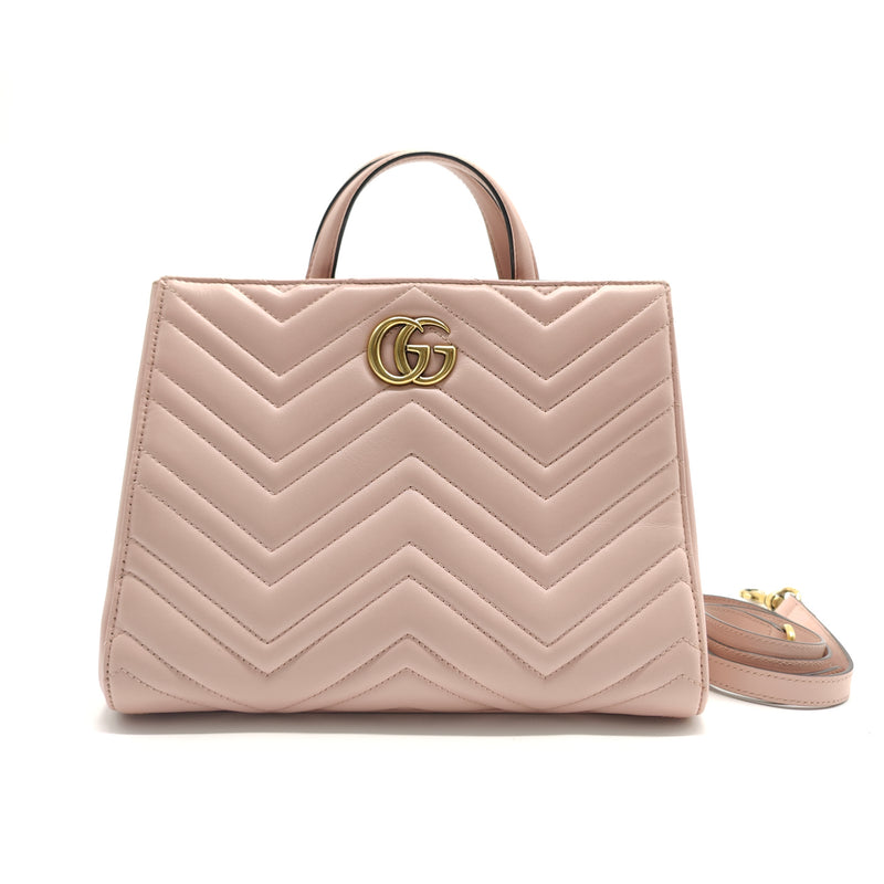 GG Marmont Tote Matelasse Leather