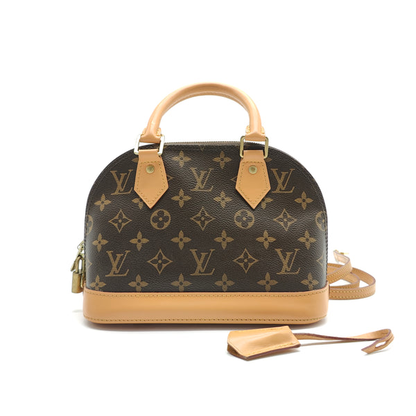 Alma Handbag Monogram Canvas BB